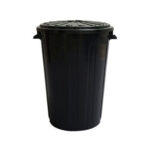 Cesto de Residuo 100 Litros Con tapa Negro