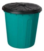 Cesto de Residuo 100 Litros Con tapa Verde