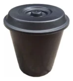 Cesto de Residuo 18 Litros Con tapa Negro - Imagen 2