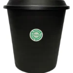 Cesto de Residuo Negro 8 Litros Con tapa Negro