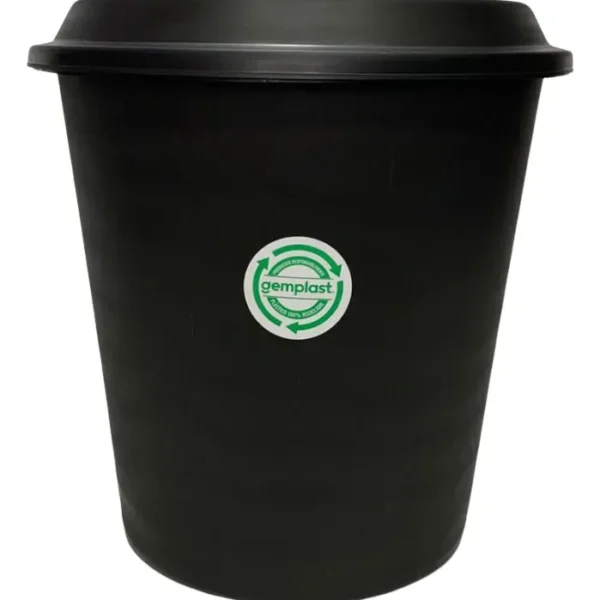 Cesto de Residuo 18 Litros Con tapa Negro